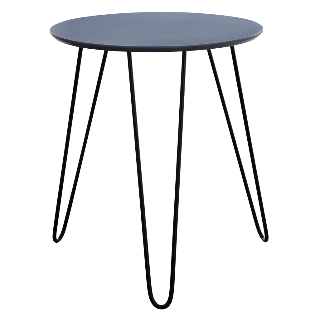 Everfurn Juniper Coffee Table - Grey and Black Frame