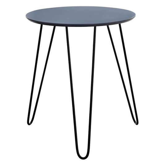 Everfurn Juniper Coffee Table - Grey and Black Frame