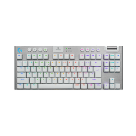 Logitech® G915 X LIGHTSPEED TKL Low-Profile Wireless Gaming Keyboard - White