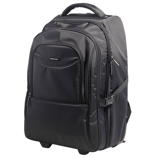Kingsons Prime 15.6 inch Laptop Trolley Backpack Black