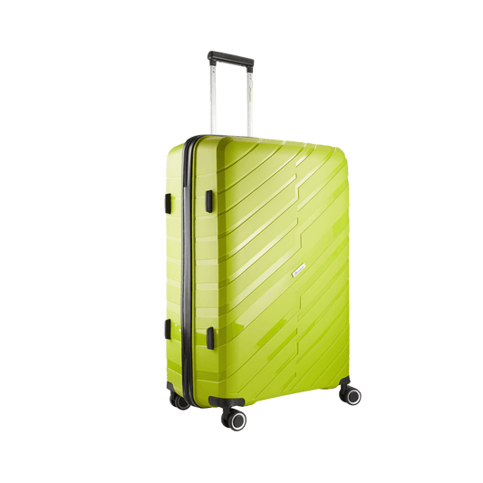 Travelwize Java PP 4-Wheel Spinner 75cm Luggage Lime