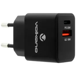 Volkano On-the-Go USB + Type-C 20w PD Wall Charger