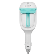 ZEN Serenity Mini Car Diffuser in blue, compact design for aroma in your vehicle, promoting relaxation and calmness.