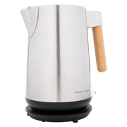 Boden Stark Anson Collection 1.7l 2000w stainless steel kettle with wooden handle.