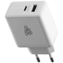 Pro Bass RapidCharge Series 32w Dual USB and Type-C Wall Charger