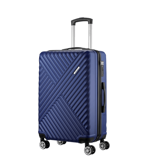 Travelwize Astra ABS 77cm 4-Wheels Spinner Luggage Navy