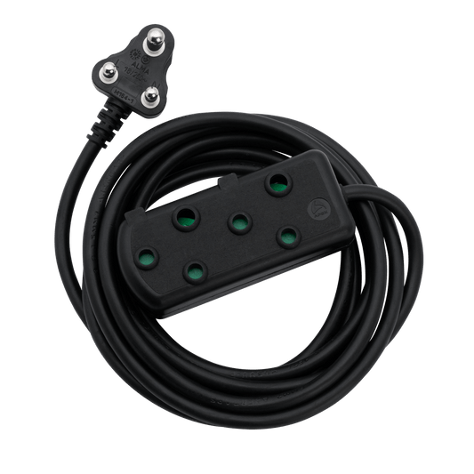 Ellies Side by Side Heavy Duty Extension Lead-3M-BK