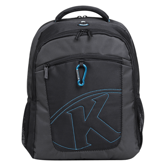 Kingsons 15.6 inch black laptop backpack with key chain