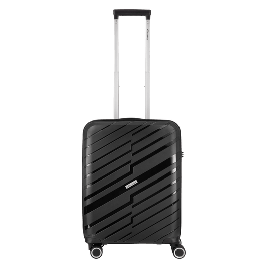 Travelwize Java PP 4-Wheel Spinner 65cm Luggage Black