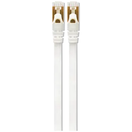 VolkanoX Giga Series Cat7 Ethernet Cable 25m - White, Gold-Plated Tips