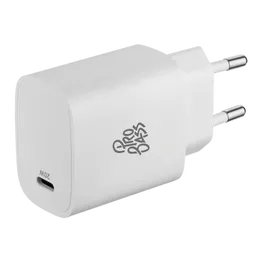 Pro Bass RapidCharge Series 20w Single Type-C Wall Charger - White