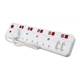 Ellies 6 Way  Multiplug With Illuminated Switches