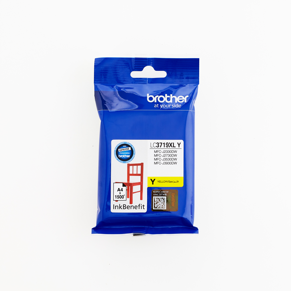 Brother LC3719XLY High yield yellow ink cartridge