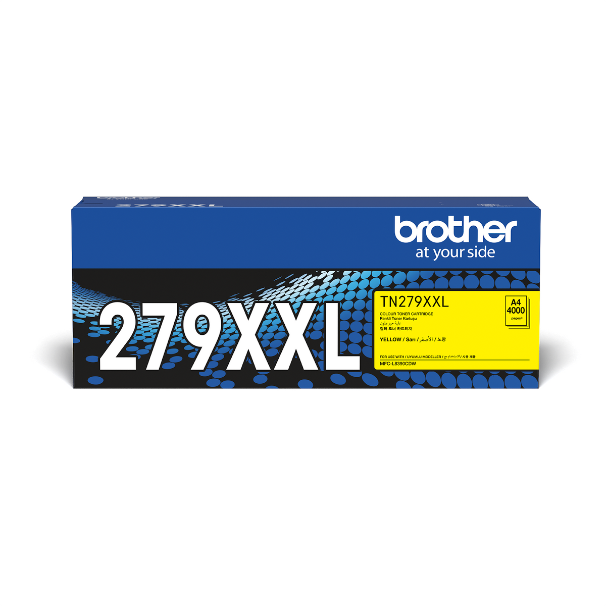 Brother TN-279XXLY Super High Yield Yellow Toner Cartridge