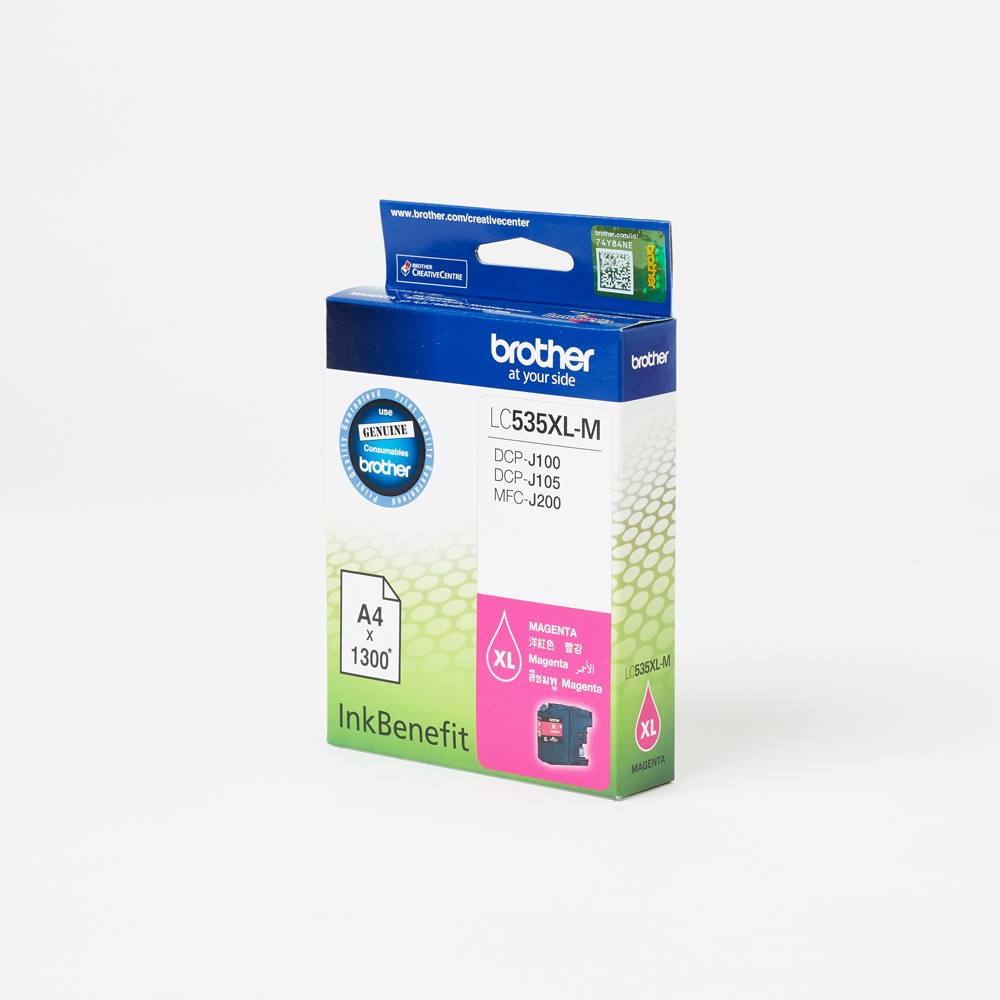 Brother LC535XLM High yield magenta ink cartridge
