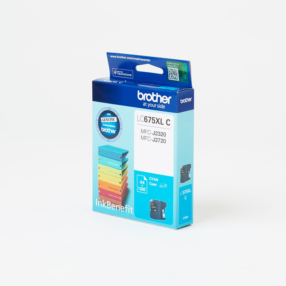 Brother LC675XLC High yield cyan ink cartridge