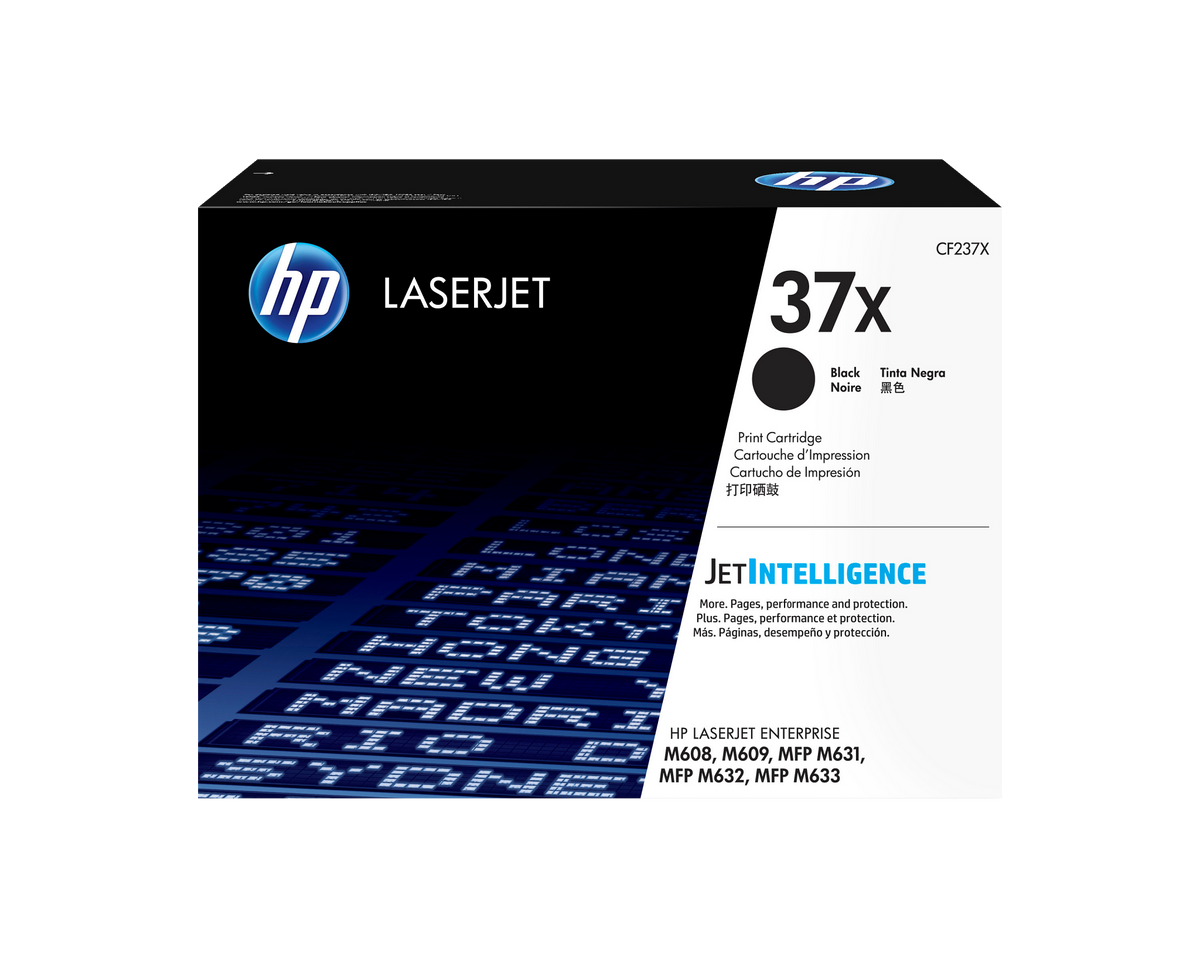HP 37x Original Black Laserjet Toner Cartridge For HP Laserjet M608:m609:m631:m632:m633: E60055:e60065:e60075:e62555:e62565:e62575:e60165:e62655:e62665:e60155