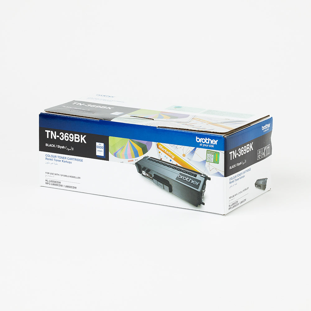 Brother TN-369BK High yield black toner cartridge