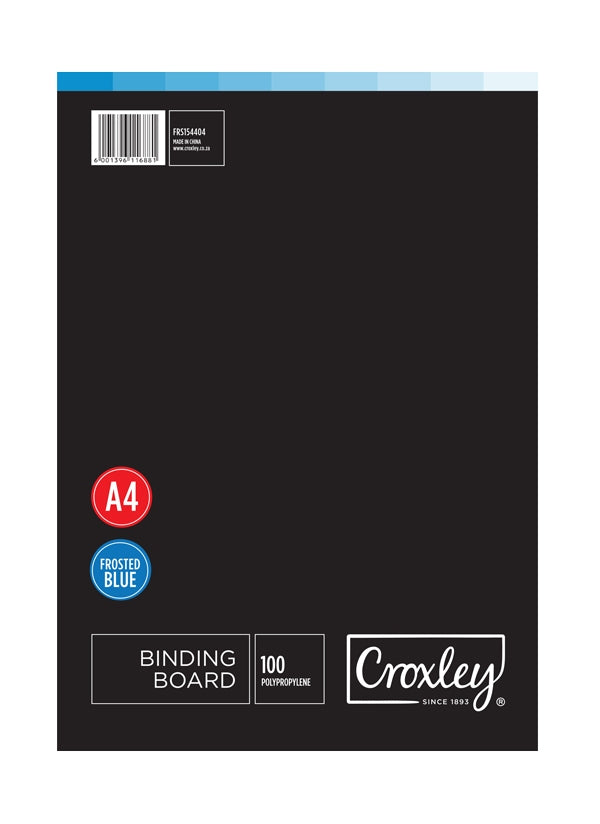 CROXLEY Frosted Sheet (Blue) (Pack of 100)