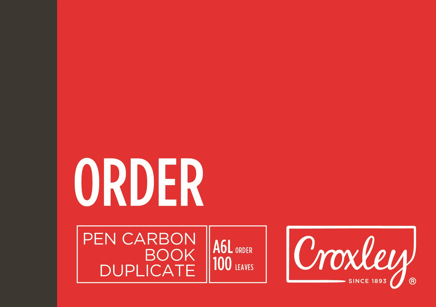CROXLEY JD16PS Pen Carbon Purchase Order A6 Landscape 100 Page Pack of 10