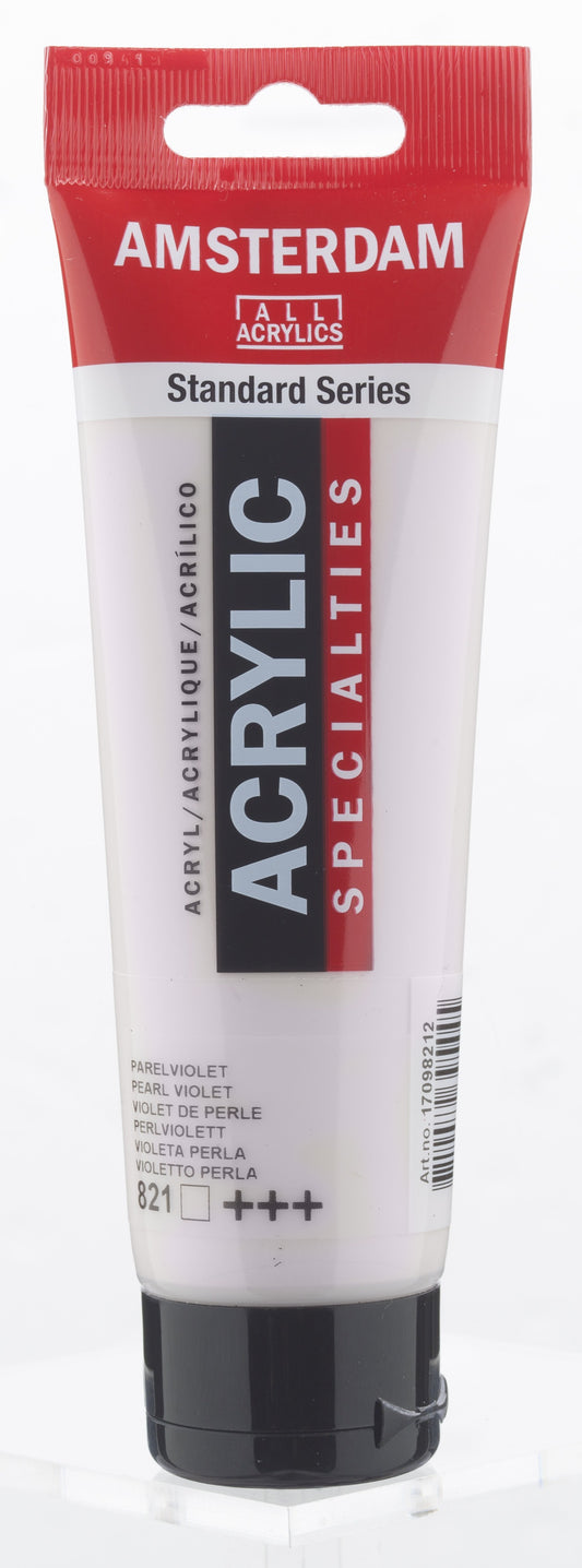 ROYAL TALENS AMSTERDAM Acrylic Colour - 120ml Tube (Pearl Violet)