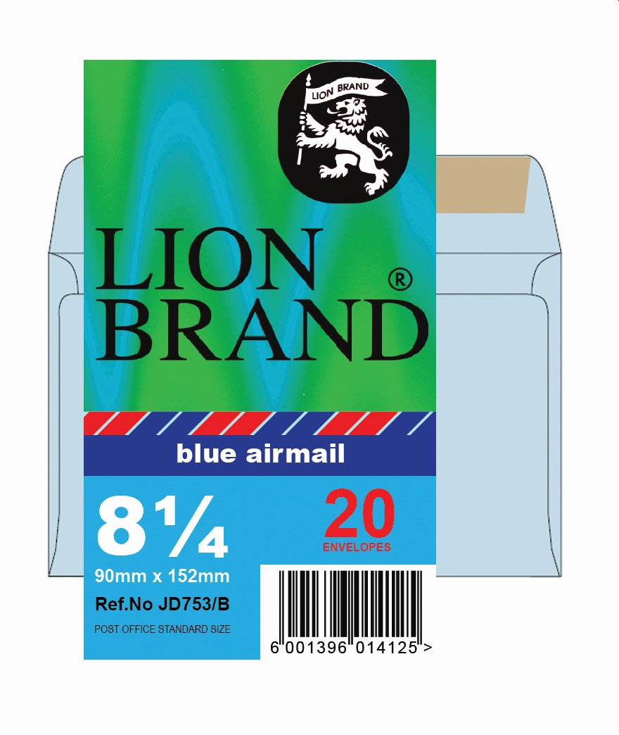 LION BRAND 90x152 Blue Cellowrapped 20's Box of 20 Packets