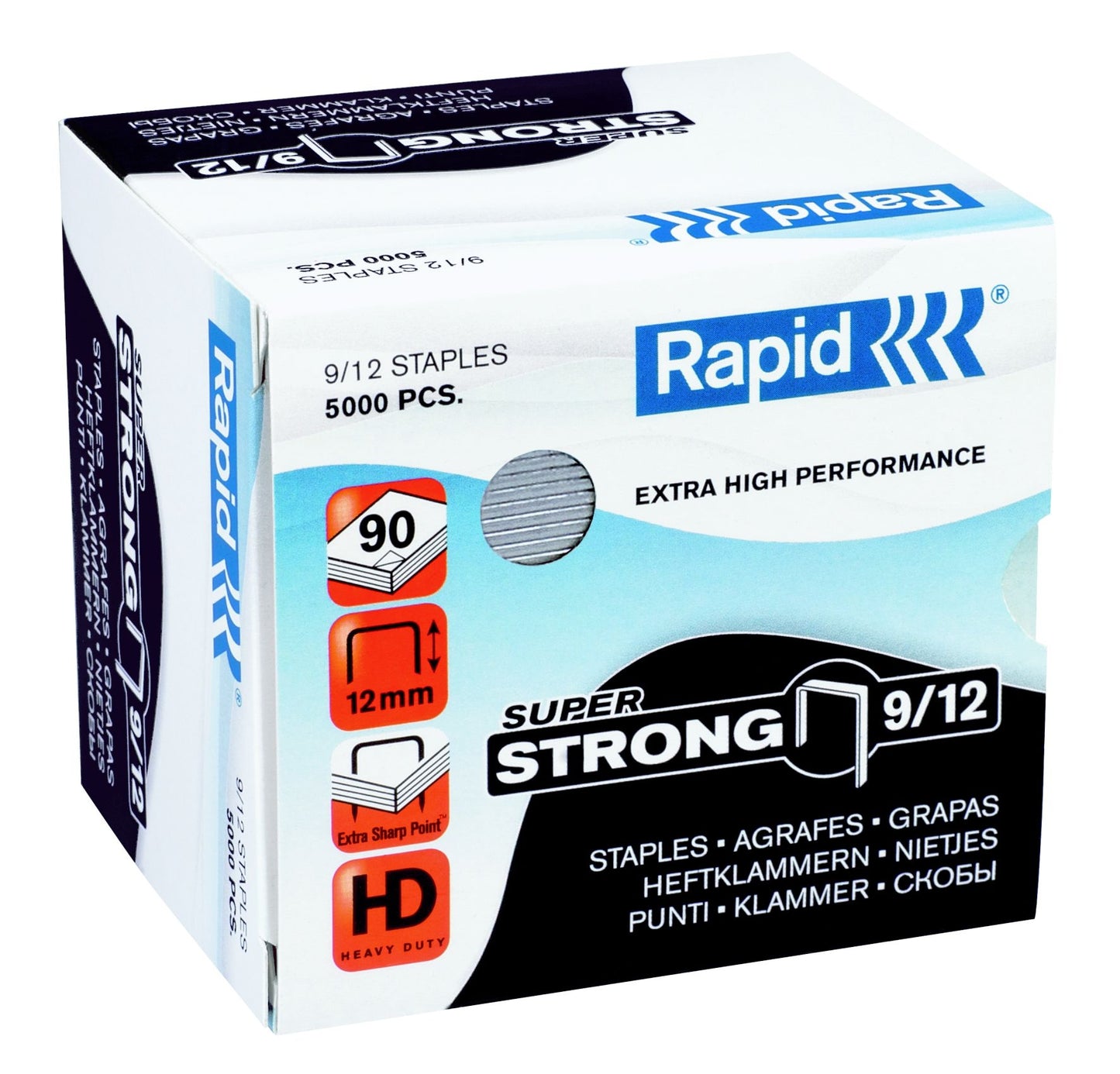 RAPID Staples 9/12 (Box of 5000) 60-90 sheets