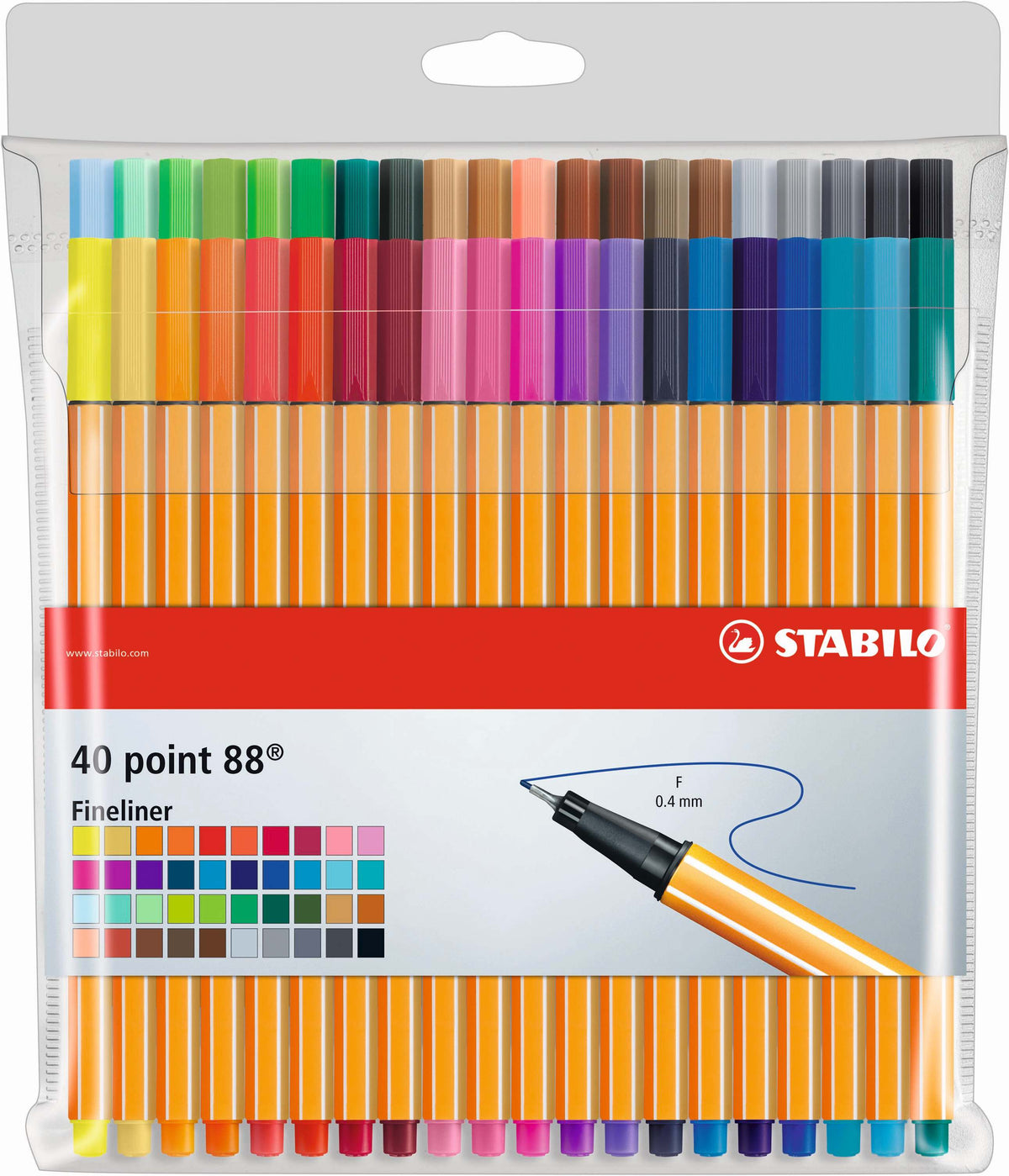 STABILO Point 88 Assorted 40's