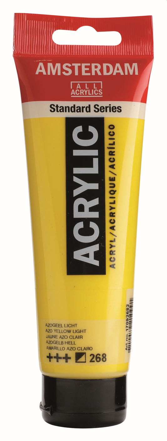 ROYAL TALENS AMSTERDAM Acrylic Colour - 120ml Tube (Azo Yellow Light)