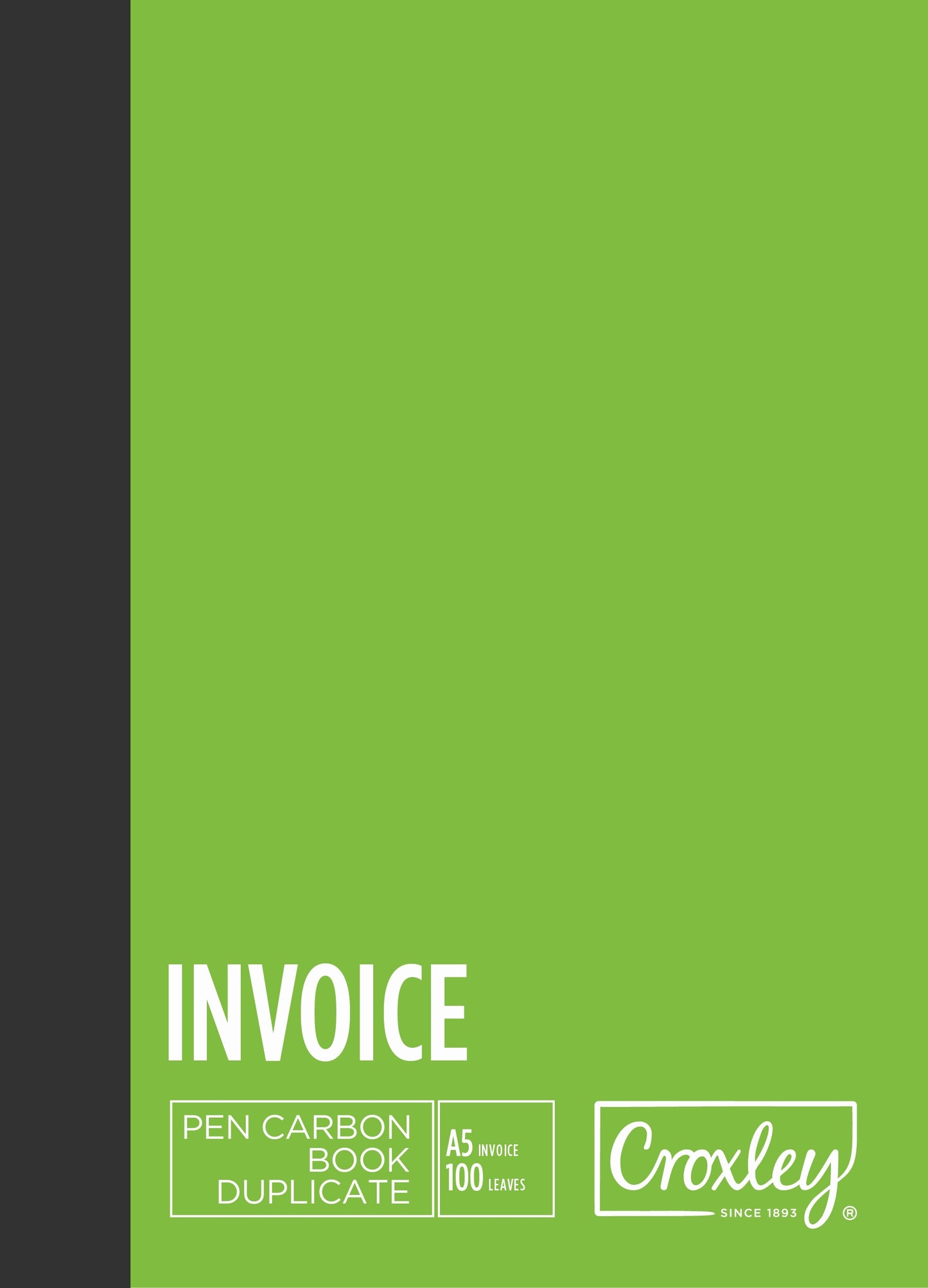 CROXLEY JD22BO Pen Carbon Invoice Duplicate A5 100 Page Pack of 10