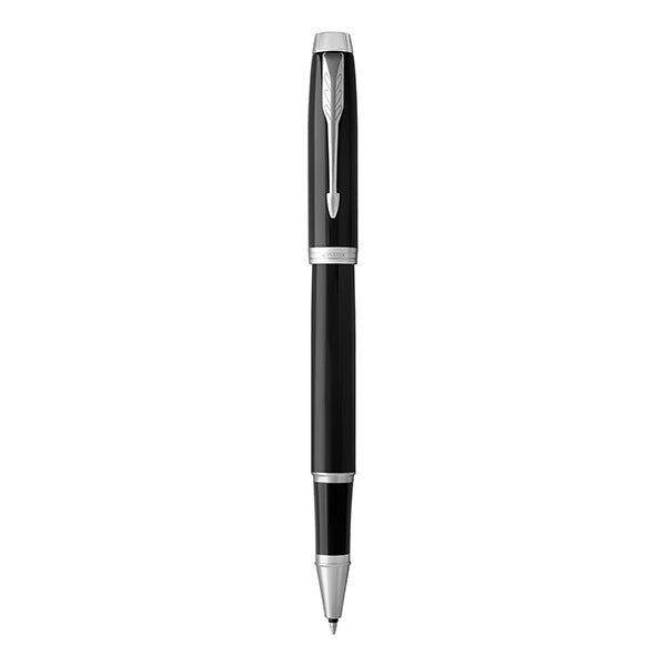 PARKER IM Rollerball Pen - Lacquer Black Chrome Trim