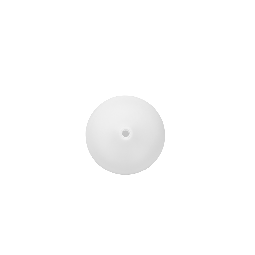 Zen Serenity Diffuser in white, round design for aromatherapy and relaxation, ideal for creating a serene atmosphere.