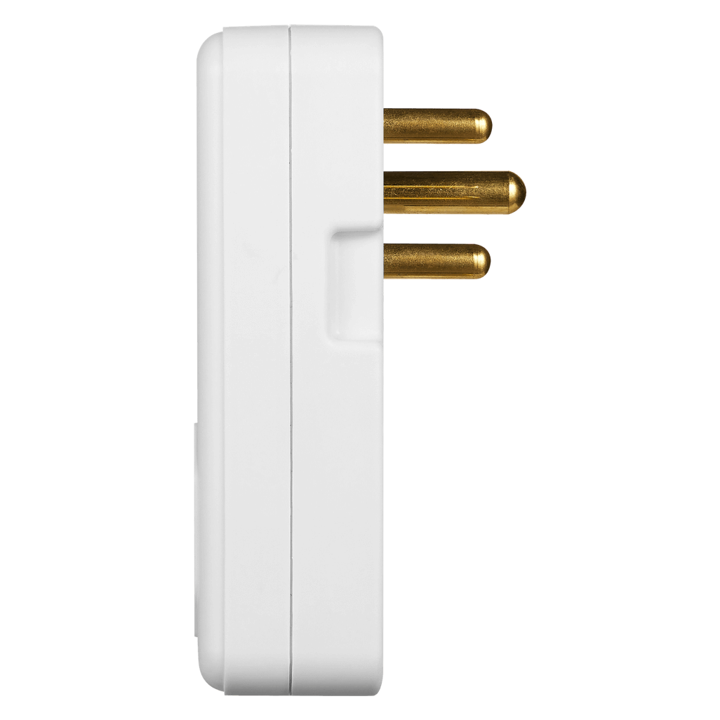 Ellies 3 Way Adaptor - White