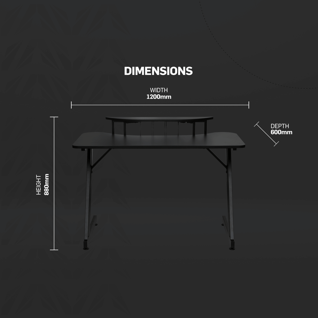 VX Gaming Gladiator Gaming Desk