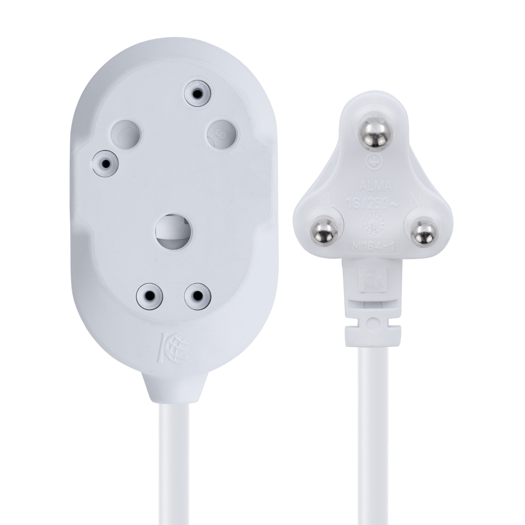Ellies BTB Heavy Duty Extension Lead-20M-WT