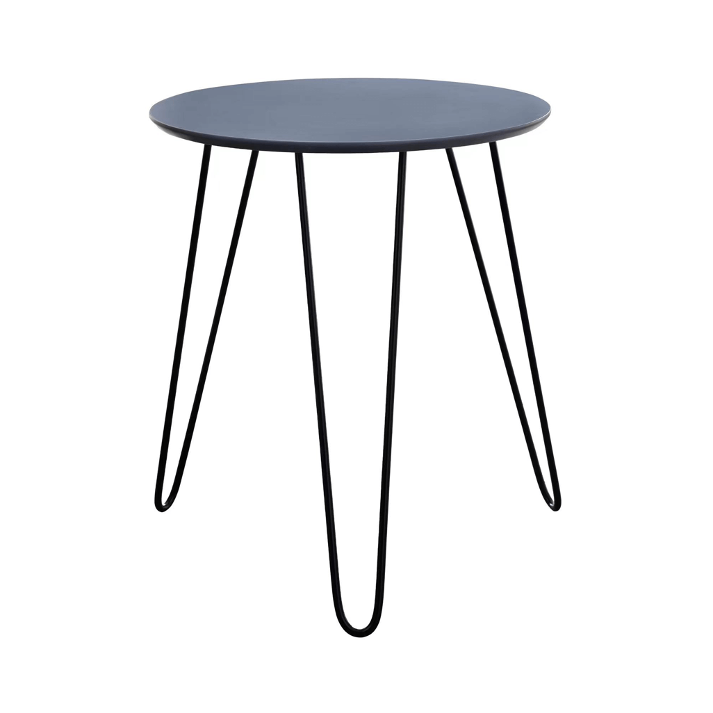 Everfurn Juniper Coffee Table - Grey and Black Frame