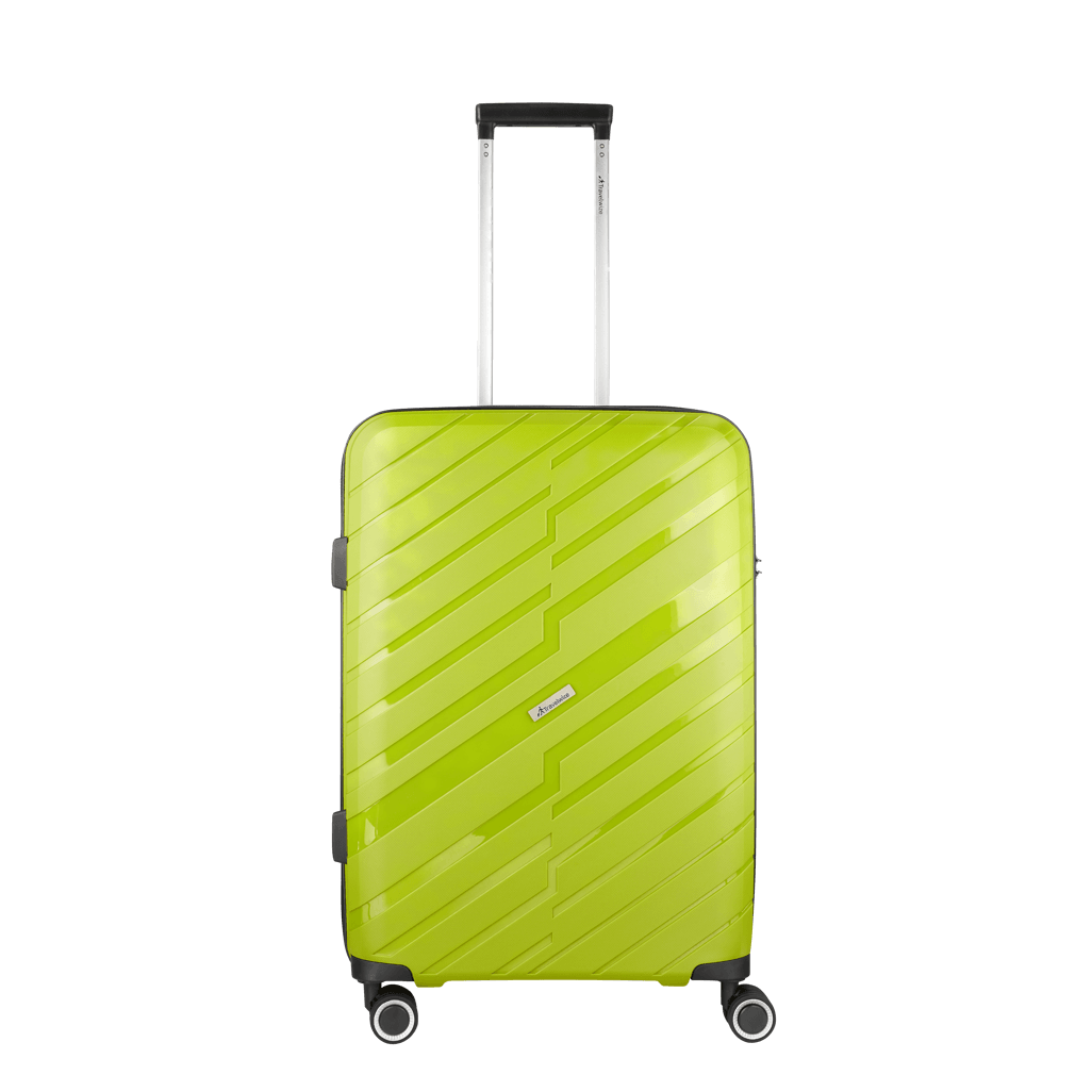 Travelwize Java PP 4-Wheel Spinner 65cm Luggage Lime