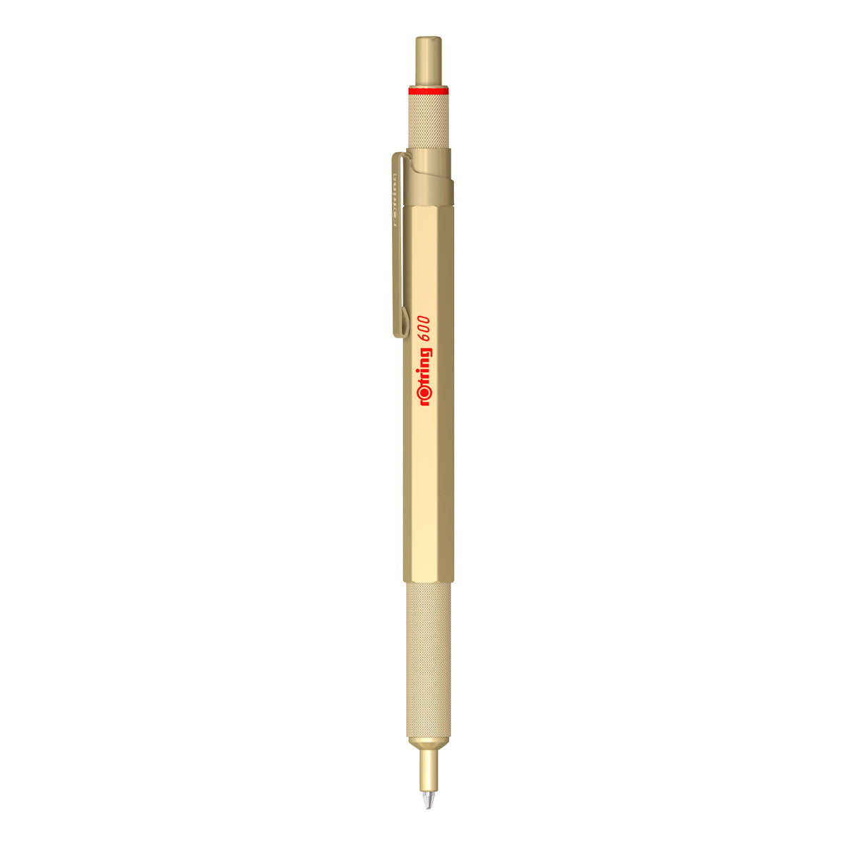 rOtring 600 Ballpoint Pen - Gold Medium Nib Black Ink