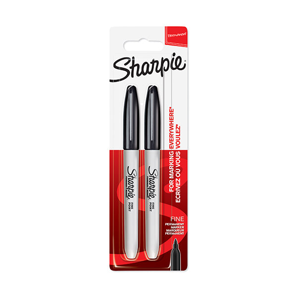 Sharpie Fine Permament Market:  Black Card 2's
