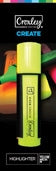 CROXLEY CREATE Yellow Highlighter Carded Each