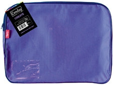 CROXLEY CREATE Canvas Gusset Book Bag (Purple)