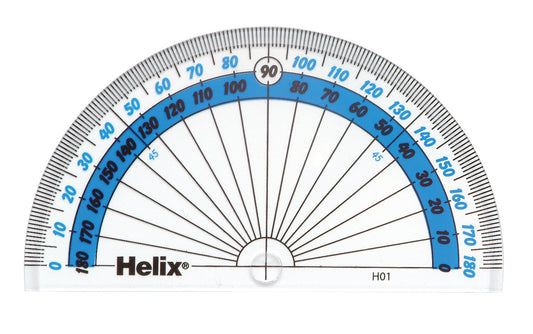 HELIX Protractor 10cm 180Deg