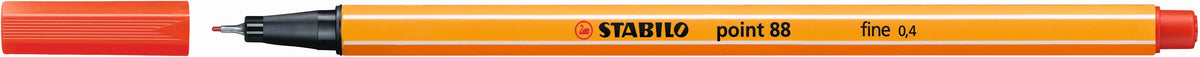 STABILO Point 88 Fineliner Light Red Each