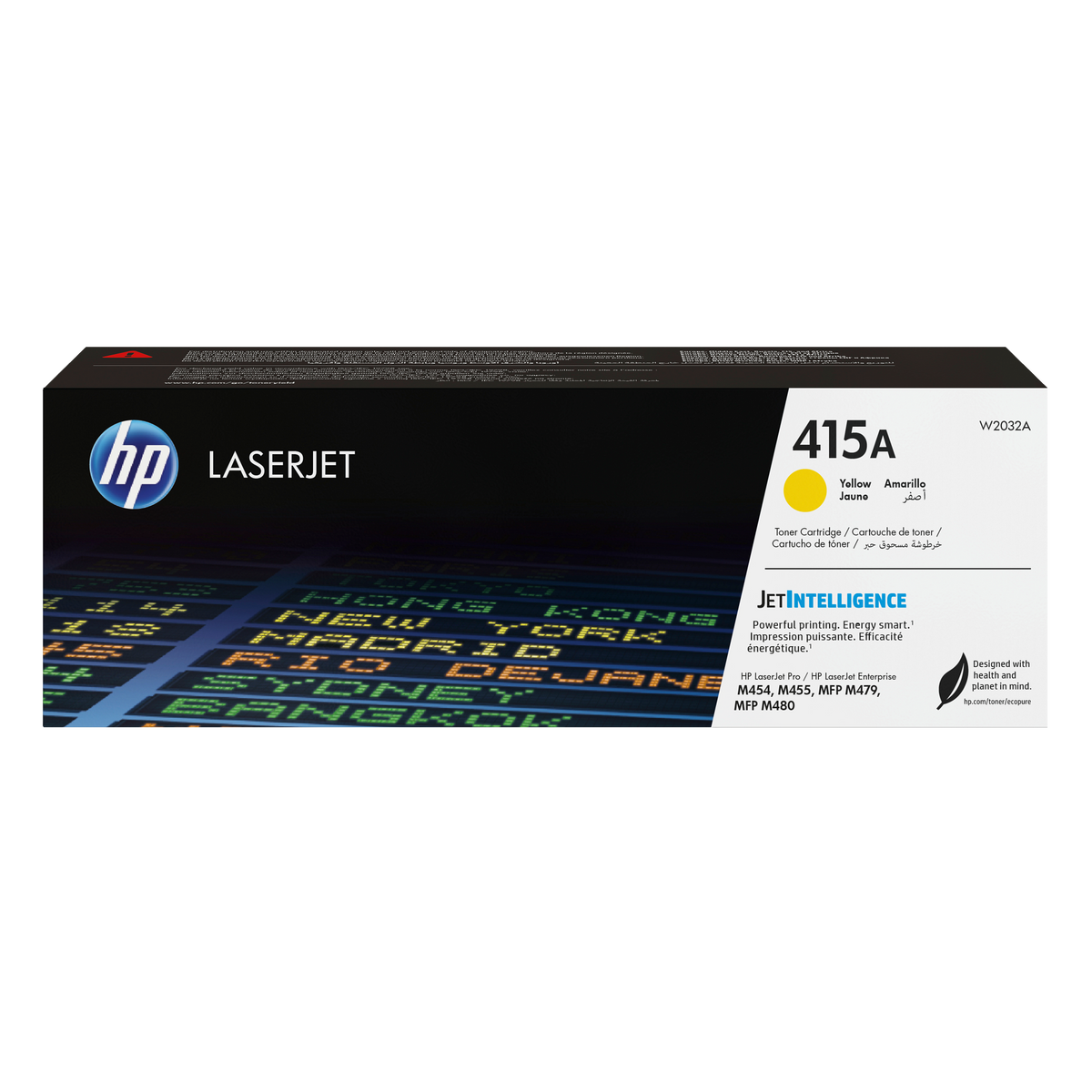 HP 415a Original Yellow Laserjet Toner Cartridge For HP Lj Pro M454: Mfp M479: HP Lj Ent M455: Mfp M480:47528f y 45028dn