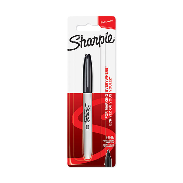 SHARPIE Fine Permanent Marker: Black Card 1's