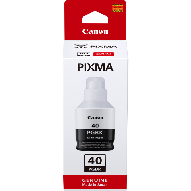 CANON INK BOTTLE GI-40 - Black - GM2040, G5040, G6040 - Yield 6000
