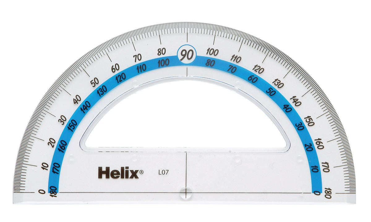HELIX Protractor 15cm 180 Degree
