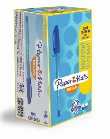 PAPER MATE InkJoy100 Capped Ballpoint Pen Medium 1.0mm - Blue