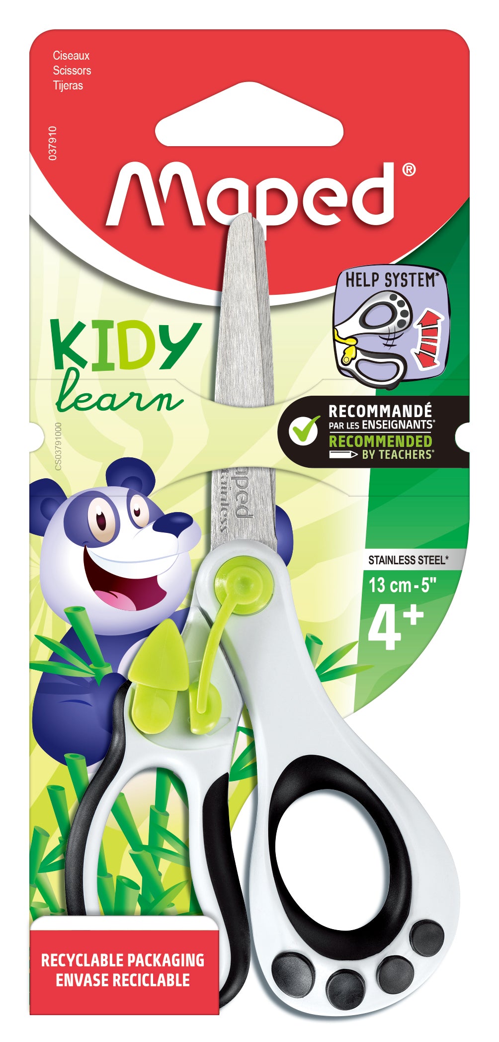 MAPED Scissors 13cm Koopy Panda - Card
