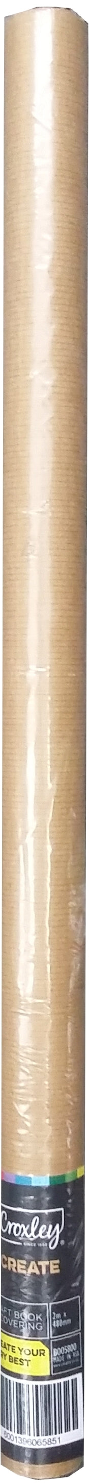 CROXLEY CREATE Brown Kraft Paper Rolls 20mx480mm Box of 100 Rolls